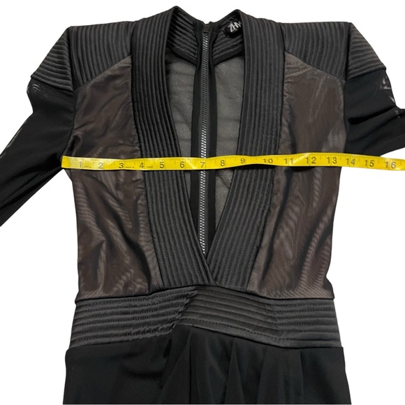 Revolve Zhivago Eye Of Horus Sheer Gown in Black Size 2 dress formal goth unique - Picture 11 of 16